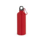 kelce enkelwandige rvs fles 550 ml karabijnhaak - rood