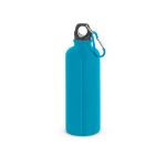 kelce enkelwandige rvs fles 550 ml karabijnhaak - licht blauw