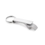 re-baitt sleutelhanger met capsuleopener ral - zilver