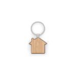 gaston house sleutelhanger huisvorm bamboe
