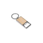 sylvester rechthoekig sleutelhanger met flesopener