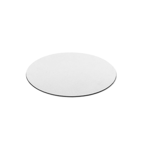 ronde muismat met rubberen basis sublimatie druk