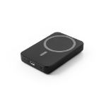 ampere 5'000 mah magnetische powerbank met 15w - zwart