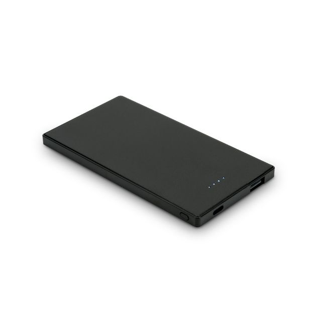 denning 5'000 mah dunne roestvrijstalen powerbank