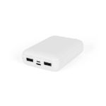 leakey powerbank 10'000 mah in gerecycled abs - wit