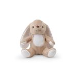 polyester knuffel konijn met eigen stof decoratie