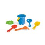 pp strandemmer met 5 accessoires in kleuren - licht blauw