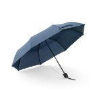 21 inch paraplu r-pet in 3 delen opvouwbaar - blauw