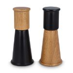 sagaform gurken zout- en pepermolen set s, 15 cm - zwart