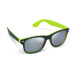 zonnebril spiegelglas uv400 tweekleurig montuur - groen