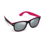 zonnebril spiegelglas uv400 tweekleurig montuur - roze
