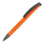balpen vegas softtouch metalen clip trendy kleuren - oranje
