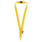 r-pet lanyard verkrijgbaar verschillende kleuren - geel