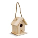 klein vogelhuisje van fsc hout ingang 30 mm