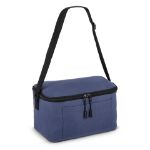 r-pet koeltas voor 6 blikjes 5 liter met voorvak - blauw