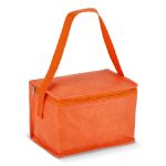 r-pet koeltas voor 6 blikjes, non-woven 75 g/m2 - oranje