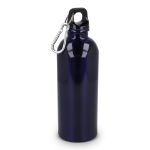 recycled rvs enkelwandige fles 500 ml karabijnhaak - marine