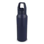 robuuste thermofles met easy-click dop 500 ml - blauw