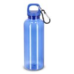 noa waterfles r-pet 500 ml transparant afwerking - blauw
