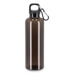 noa waterfles r-pet 750 ml transparant afwerking - zwart