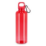 noa waterfles r-pet 750 ml transparant afwerking - rood