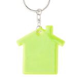 veiligheids sleutelhanger in de vorm van een huis.