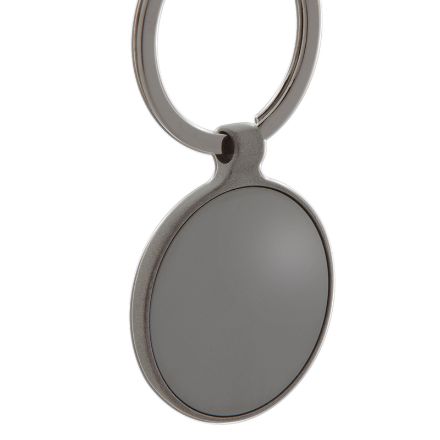 ronde metalen sleutelhanger minna