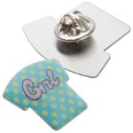 metalen badge in de vorm van epoxy doming.custom