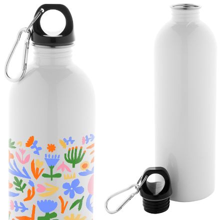 fles van gerecycled roestvrij staal pressut 750 ml