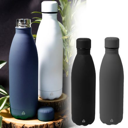 fles recycled roestvrij staal refill soft 790 ml