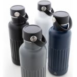 geïsoleerde fles streaky go recycled rvs 500 ml