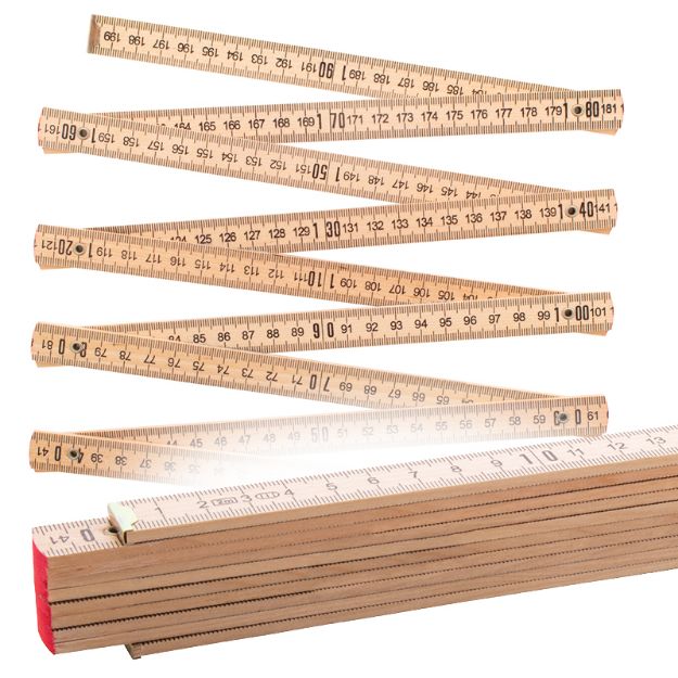 duimstok gable 2m in hout