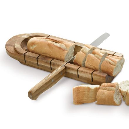 stokbroodhouder met mes