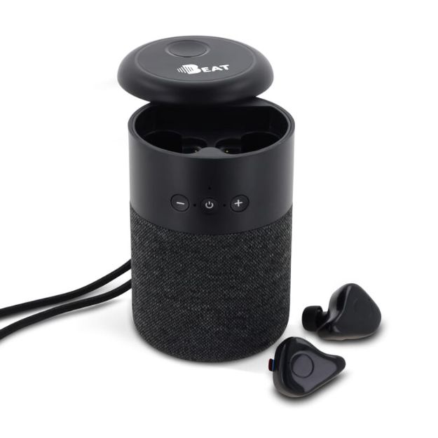 draadloze speaker william met tws oortjes