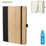 a5 notitieboek bamboe en r-pet a5