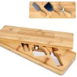 3-delige bamboe kaasmessenset