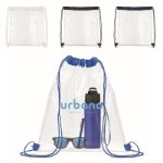 transparante trekkoordtas met polyester koord