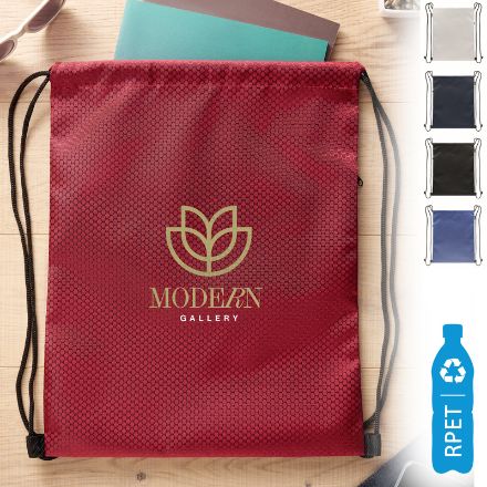 rpet trekkoordtas met inhoud 4,5 liter