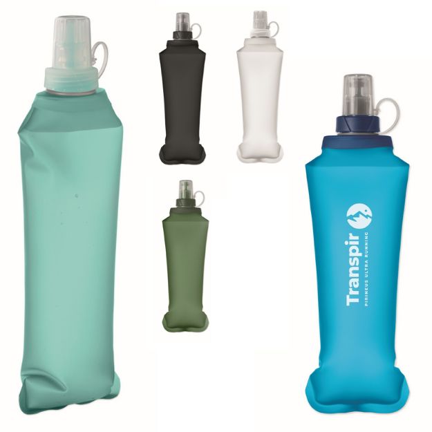 opvouwbare waterfles met bijtventiel 500 ml