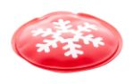 ronde heath patch met sneeuwvlok decoratie