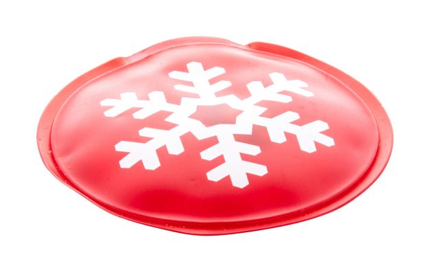 ronde heath patch met sneeuwvlok decoratie