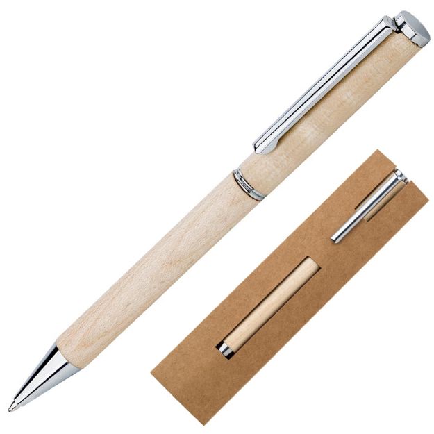 esdoorn houten balpen lucienne