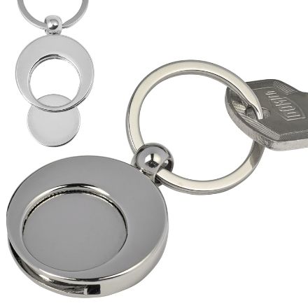 metalen 2-in-1 sleutelhanger christie