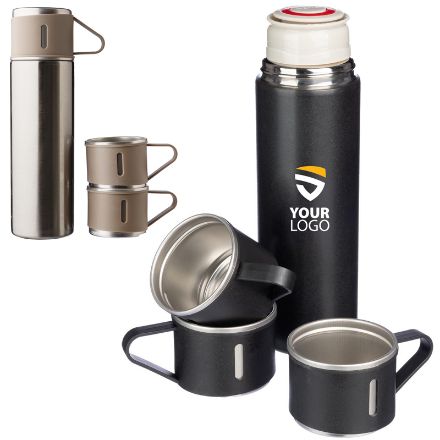 roestvrijstalen dubbelwandige flessenset herbert