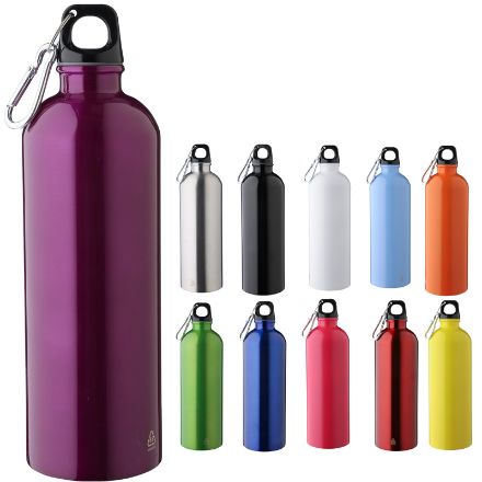 recyclede roestvrijstalen enkelwandige fles 750 ml