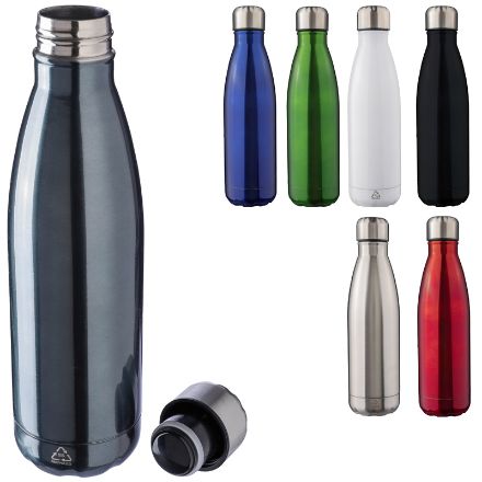 gerecycled roestvrijstalen thermosfles 500 ml clif