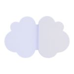 custom made sticky notitieblok vorm van een wolk
