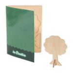 custom made kaart met houten knutselpuzzel c6 post - 