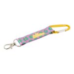 custom made r-pet sleutelhanger mini 2 zijden druk - geel