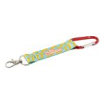 custom made r-pet sleutelhanger mini 2 zijden druk - rood